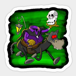 Headless Horseman Sticker